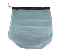Borsa portaoggetti in rete da esterno con chiusura a coulisse, in poliestere 50D leggero e resistente, per campeggio, escursionismo, viaggi e altro (S-XXL)