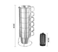 Borsa portaoggetti in rete smerigliata elettroliticamente facile da trasportare