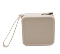 Borsa portaoggetti in silicone per cavo auricolare, rossetto, trucco, portamonete versatile, borsa da viaggio per donne e ragazze, Beige