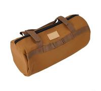 Borsa portaoggetti in tela a doppio strato per picchetti e martello, con comoda maniglia per il trasporto, colore: cachi