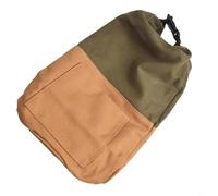 Borsa portaoggetti in tela resistente per lanterne da campeggio con grande tasca interna ed esterna, adatta per lampade a cherosene e ad olio retrò (colori misti)