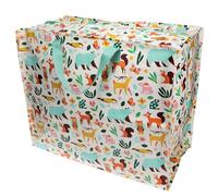 Rex London Borsa portaoggetti jumbo, extra large, con cerniera, per vestiti, traslochi e sacchetti per imballaggio, borse resistenti per riporre vestiti e guardaroba, elementi essenziali per traslochi