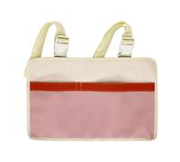 Borsa portaoggetti laterale per sedia a rotelle, grande tasca portaoggetti sospesa al comodino, con fessura per telefono e cinghia regolabile per sedie a rotelle, teste, barriere letto, campeggio