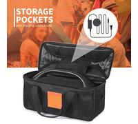 Borsa portaoggetti leggera in nylon nero per JBL BOOMBOX4 con tracolla