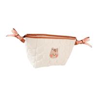 Borsa portaoggetti multifunzionale per passeggino con motivo animale ricamato, portatile da viaggio