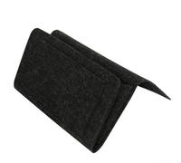 Borsa portaoggetti multiuso in feltro per comodino e divano, perfetta per mantenere il tuo spazio in disordine (nero)