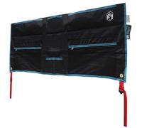 Borsa portaoggetti nera e blu, 98 x 47 cm, Oxford | Struttura semi-rigida, chiusura lampo, leggera, forma rettangolare, per campeggio, escursionismo, spiagge, foreste e montagne