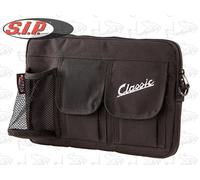 BORSA PORTAOGGETTI NERA SIP SPORTELLO BAULETTO ANTERIORE PER VESPA E LAMBRETTA