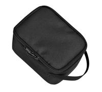 Borsa Portaoggetti Nero Portatile, per Misuratore di Pressione Sanguigna | Poliestere, Scomparti per Unità, Bracciale, Batterie e Manuale, Tracolla Regolabile, Uso Casa e Clinica