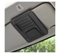 Borsa portaoggetti per aletta parasole per auto, porta occhiali da sole, per Opel per Combo OPC per Vauxhall per Vectra HGJ Alette Parasole Auto(Nero)