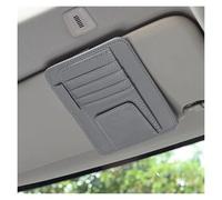 Borsa portaoggetti per aletta parasole per auto, porta occhiali da sole, per Opel per Signum, per DX, per Meriva Junior Alette Parasole Auto(Grigio)