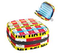 Borsa portaoggetti per assorbenti igienici, astronave che vola sopra tThe World First Period Kit Bag per ragazze e donne, sacchetto per coppette mestruali femminili borse per tamponi mestruali Holde,