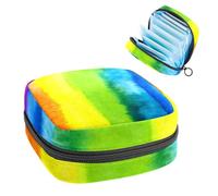 Borsa portaoggetti per assorbenti igienici, astute volpi che guardano te arancione modello primo ciclo borsa per ragazze e donne, sacchetto per coppette mestruali femminili borse per tamponi mestruali