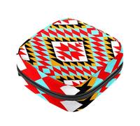 Borsa portaoggetti per assorbenti igienici, borsa geometrica per il primo ciclo mestruale, per ragazze e donne, sacchetto per coppetta mestruale femminile sacchetti per tamponi mestruali Holde