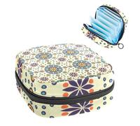 Borsa portaoggetti per assorbenti igienici, borsa mestruale per coppette mestruali, organizer per donne e ragazze, mandala boho indiano retrò