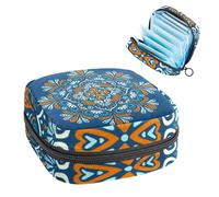 Borsa portaoggetti per assorbenti igienici, borsa per coppette mestruali, organizer per assorbenti mestruali, organizer per donne e ragazze, mandala bohémien indiano bohémien