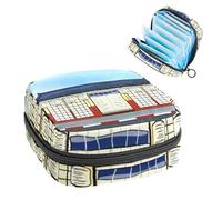 Borsa portaoggetti per assorbenti igienici, borsa per coppette mestruali, organizer per assorbenti mestruali, organizer per donne e ragazze, un ristorante tradizionale giapponese