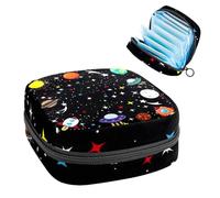 Borsa portaoggetti per assorbenti igienici, borsa per coppette mestruali, organizer per assorbenti mestruali, organizer per donne e ragazze, cielo stellato universo