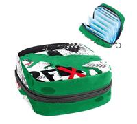 Borsa portaoggetti per assorbenti igienici, borsa per coppette mestruali, organizer per assorbenti mestruali, organizer per donne e ragazze, dinosauro Rex