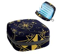 Borsa portaoggetti per assorbenti igienici, borsa per coppette mestruali, organizer per assorbenti mestruali, organizer per donne e ragazze, bussola rosa dei venti