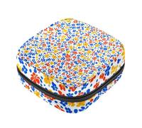 Borsa portaoggetti per assorbenti igienici, borsa per il primo ciclo mestruale per ragazze e donne, sacchetto per coppetta mestruale, piccolo motivo floreale per mestruazioni femminili