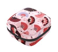 Borsa portaoggetti per assorbenti igienici, borsa per il primo periodo del ventaglio spagnolo, per ragazze e donne, sacchetto per coppetta mestruale femminile borse per tamponi mestruali Holde