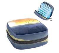 Borsa portaoggetti per assorbenti igienici, borsa per il primo periodo di cabin in the woods per ragazze e donne, sacchetto per coppette mestruali femminili borse per tamponi mestruali Holde,