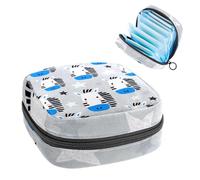 Borsa portaoggetti per assorbenti igienici, borsa per il primo periodo di sport palla da rugby per ragazze e donne, borsa per coppette mestruali femminili borse per tamponi mestruali Holde,