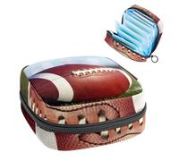 Borsa portaoggetti per assorbenti igienici, borsa per il primo periodo di sport palla da rugby per ragazze e donne, borsa per coppette mestruali femminili borse per tamponi mestruali Holde,