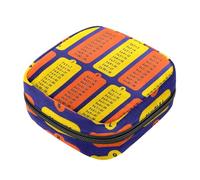 Borsa portaoggetti per assorbenti igienici, borsa per la moltiplicazione della matematica, con cerniera, borsa per mestruazioni femminili per ragazze adolescenti