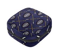 Borsa portaoggetti per assorbenti igienici, borsa rossa con elementi grafici natalizi per il primo periodo per ragazze e donne, sacchetto per coppette mestruali femminili borse per tamponi mestruali