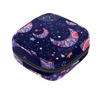 Borsa portaoggetti per assorbenti igienici, Cuori creativi Be My Valentines First Period Kit Bag per ragazze e donne, sacchetto mestruale per coppette mestruali femminili borse per tamponi mestruali