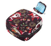Borsa portaoggetti per assorbenti igienici, divertente scimmia Gorila, occhiali Patern First Period Kit Bag per ragazze e donne, sacchetto per coppette mestruali femminili Borse per tamponi mestruali
