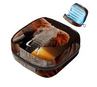 Borsa portaoggetti per assorbenti igienici, elefante africano per il primo ciclo mestruale, borsa per ragazze e donne, sacchetto per coppette mestruali femminili sacchetti per tamponi mestruali Holde,