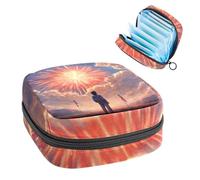 Borsa portaoggetti per assorbenti igienici, Independence Day Bomber-277, borsa per il primo ciclo mestruale, per ragazze e donne, sacchetto per coppette mestruali femminili