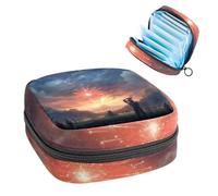 Borsa portaoggetti per assorbenti igienici, Independence Day Bomber-376, borsa per il primo ciclo mestruale, per ragazze e donne, sacchetto per coppette mestruali femminili