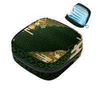 Borsa portaoggetti per assorbenti igienici, mandala indiano psichedelico per il primo ciclo mestruale, borsa per ragazze e donne, sacchetto per coppette mestruali femminili borse per tamponi mestruali