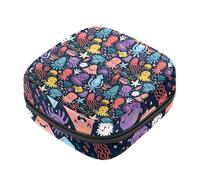 Borsa portaoggetti per assorbenti igienici, mappa delle costellazioni della palla armillare con gufo, borsa per il primo ciclo mestruale, borsa per ragazze e donne, sacchetto per coppette mestruali
