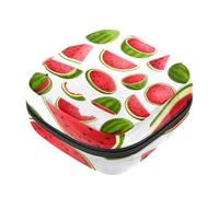 Borsa portaoggetti per assorbenti igienici, motivo astratto con volti di orso e gufo per il primo periodo borsa per ragazze e donne, sacchetto per coppette mestruali femminili borse per tamponi