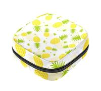 Borsa portaoggetti per assorbenti igienici, motivo caleidoscopio blu con falchi di neve per il primo periodo, borsa per ragazze e donne, sacchetto per coppette mestruali femminili borse per tamponi