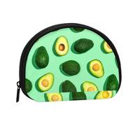 Borsa portaoggetti per assorbenti igienici per il trucco, piccola borsa portamonete per cosmetici da donna, modello "Fresh Green Avocado Fitness People Exercise"