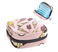 Borsa portaoggetti per assorbenti igienici, sacchetto mestruale per coppette mestruali, organizer per assorbenti femminili, gelati estivi