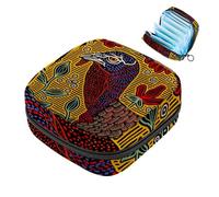 Borsa portaoggetti per assorbenti igienici, Sea Dream Voyage First Period Kit Bag per ragazze e donne, sacchetto per coppette mestruali femminili Borse per tamponi mestruali Holde, Multicolore 9,