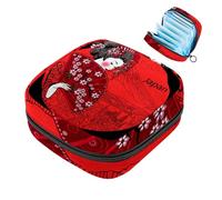 Borsa portaoggetti per assorbenti igienici, tabelline con fata per il primo periodo mestruale, borsa per ragazze e donne, sacchetto per coppette mestruali femminili sacchetti per tamponi mestruali