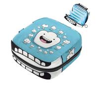 Borsa portaoggetti per assorbenti igienici, Teeth-332 Borsa per kit primo ciclo per ragazze e donne, sacchetto per coppetta mestruale femminile borse per tamponi mestruali Holde