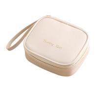 Borsa portaoggetti per assorbenti mestruali, borsa mestruale in pelle PU impermeabile, organizer con cerniera per assorbenti per allattamento, kit discreto per il primo ciclo mestruale, per donne e