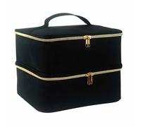 Borsa portaoggetti per attrezzi per unghie - Kit organizer per smalti per unghie, organizzatore per forniture per manicure | Custodia portatile per smalti per unghie con scomparti imbottiti, grande bo