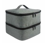 Borsa portaoggetti per attrezzi per unghie - Kit organizer per smalti per unghie, organizzatore per forniture per manicure | Custodia portatile per smalti per unghie con scomparti imbottiti, grande bo