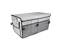 Borsa Portaoggetti per Bagagliaio per Renault Alaskan/Alpine/Arkana/Austral/Captur, Scatola Portaoggetti Pieghevole per Auto di Grande capacità,Grey