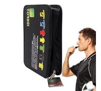 Borsa portaoggetti per bandiere di calcio, borsa per arbitri di calcio | Borsa portaoggetti per attrezzature per arbitri di calcio - Borsa per il trasporto della bandiera del giudice del calcio